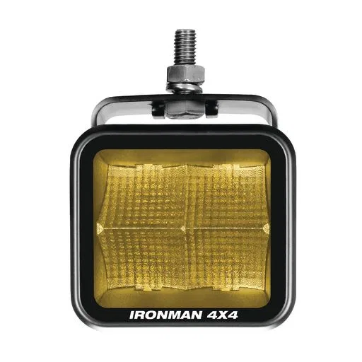 ILED80BFA – IRONMAN 4X4 Driving/ Fog Light, LED Bulb Clear Bulbs 3.2 Inch Square 40 Watt Bulbs At 12 To 24 Volt Flood...